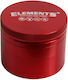 Elemente Mühle Mittlere Rote 4-teilige 55mm Aluminium