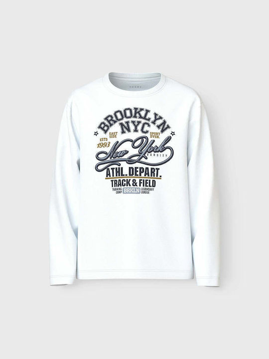 Name It Kids Long-Sleeved White Blouse Brooklyn...