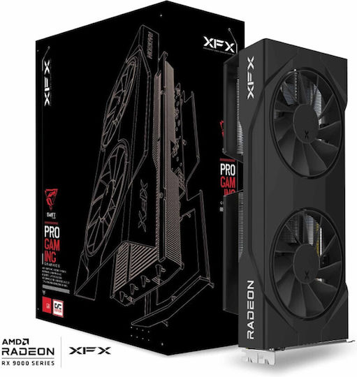 XFX Radeon RX 9060 XT 8GB GDDR6 Ediția Swift OC Gaming Placă