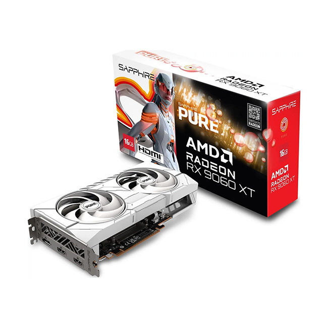Sapphire Radeon RX 9060 XT 16GB GDDR6 Pure Κάρτα Γραφικών