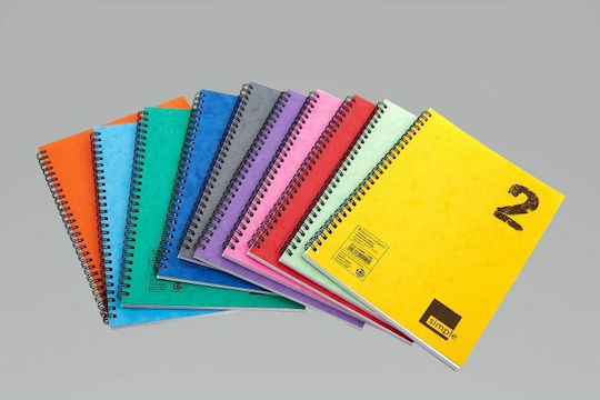 A&G Paper Spiral Notebook Ruled B5 30 Sheets 1pcs