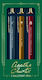 Agatha Christie Pen Set 3 Ballpoint Pens Chronicle Books