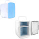Mini Cosmetic Refrigerator 8lt With Heating Function White 48W