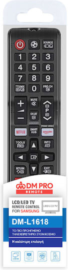 DM Pro Universal Remote Control DM-L1618 for Τηλεοράσεις and Samsung