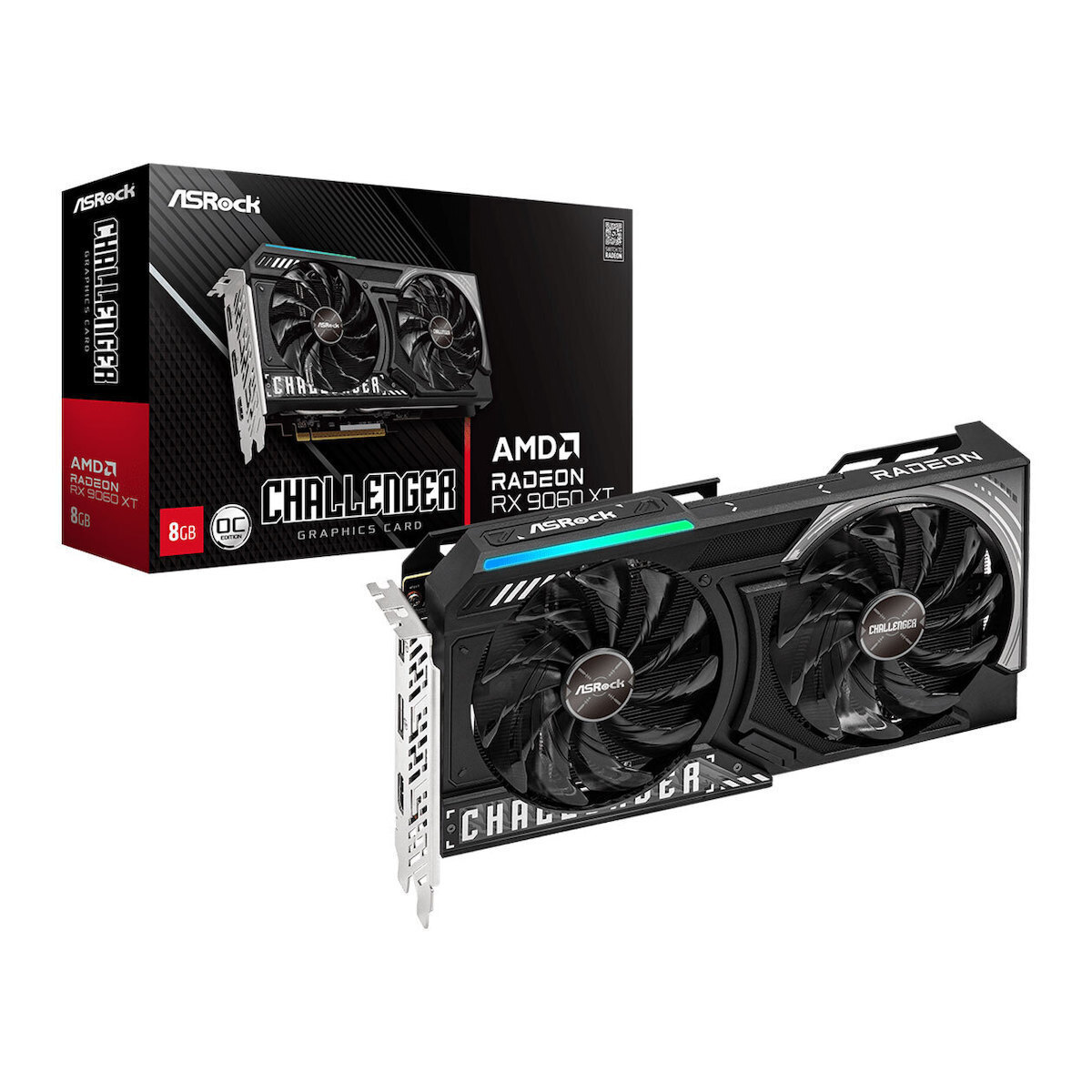 ASRock Radeon RX 9060 XT 8GB GDDR6 Challenger OC Κάρτα Γραφικών