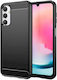 HQWear Задна корица Силикон Черен (Samsung Galaxy M34, HQWear)