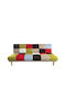 Selkie Cu trei locuri Canapea Pat Colorat 180x80x75cm.