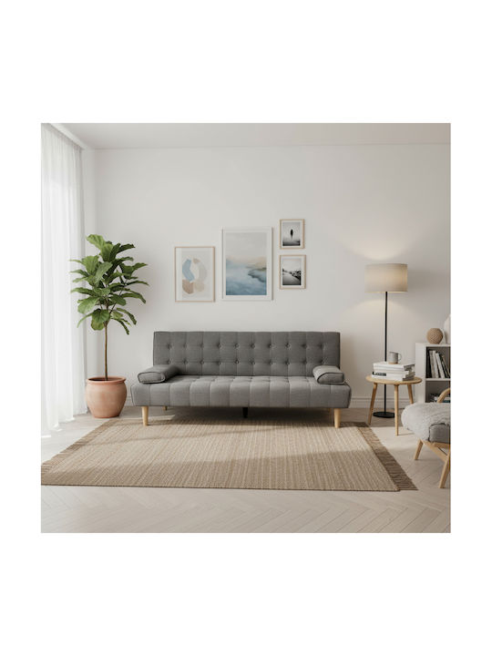 Elfreda Dreisitzer Sofa Bett Grau 188x83x83cm