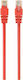 Patch Cord Utp Spacer Cat5e Copper-aluminum 0.25 M Red Awg26 "sp-pt-cat5-0.25m-r" Include Vat 0.06 Lei