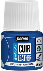 Vopsea Leather Pebeo 45ml Albastru Ultramarin