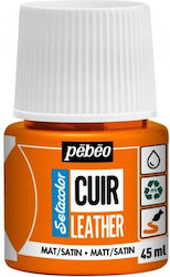 Vopsea Leather Pebeo 45ml Portocaliu