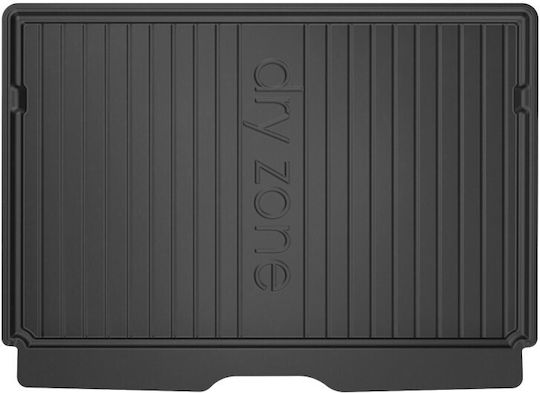 Car Mats Trunk Citroen C3 Aircross 2017-2024 Crossover Without Upper Level Adjustment 1 Piece Dry Zone Frogum 185.dz403628