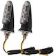 Mini Motorcycle LED Flash 8mm Yellow Light Transparent Sy-mtzxd0191