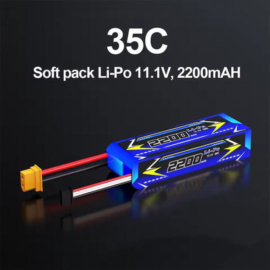 Baterie Jiusi Mt14r Mașină Teleghidată 4wd 3s 35 11.1v 2200 Mah
