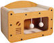 Mercaton Cat Bed Play Center Scratching Area Eco-friendly Materials 56x30x30 cm Brown