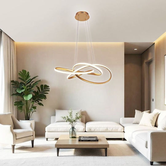Vivalux Pendant Light Gold 60x60x120cm
