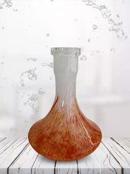 Vessel Glass Βάζο Ναργιλέ Red White