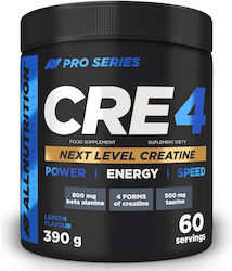 AllNutrition CRE4 Следващо Ниво Креатин Лимон 390гр AllNutrition CRE4 Следващо Ниво Креатин Лимон 390гр