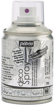 Ακρυλικο Σπρεϋ Pebeo Decospray 100ml Glitter Gold