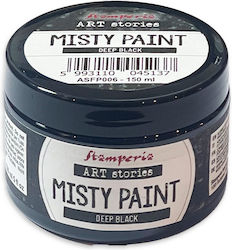 Misty Paint Stamperia 150ml Deep Black