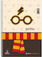 Harry Potter Spiral Notebook Ruled B5 120 Sheets 4 Subjects 1pcs (Μiscellaneous Designs)