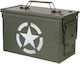 Μεταλλικό Κουτί Πυρομαχικών Us Army Star Cal 50mm Fosco Industries