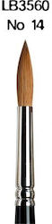 Synthetic Kolinsky Art Brush Round No14