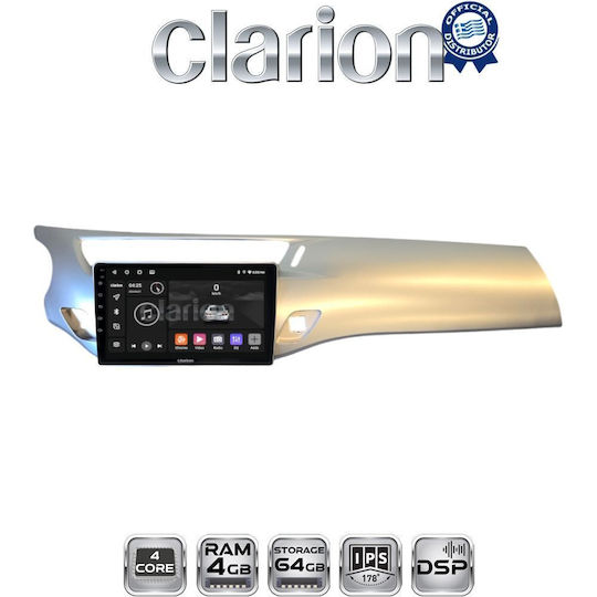 Clarion Ηχοσύστημα Αυτοκινήτου για Citroen C3 / DS3 2009 > 2016 (Bluetooth/USB/WiFi/GPS/Apple-Carplay/Android-Auto)