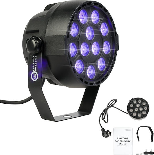 Light4me Moving Light Spot LED PAR UV