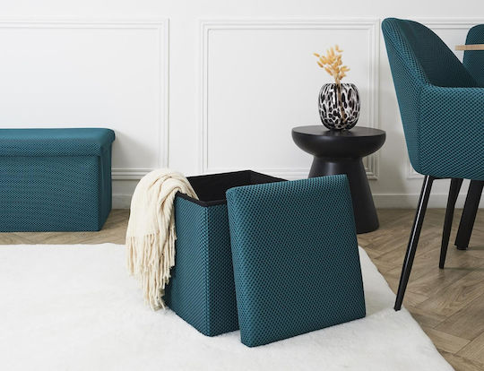 Табуретка Дневна стая с Място за съхранение Blue 38x38x38бр