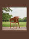 Scaun de exterior Polipropilenă Luna Terracotta 60.5x61x83.5cm