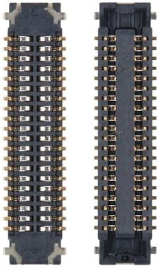 Original FPC Board to Board Connector 2x20 Pin 0.4mm Samsung Galaxy A25 5G A34 5G A35 5G A54 5G A55 5G A16 5G