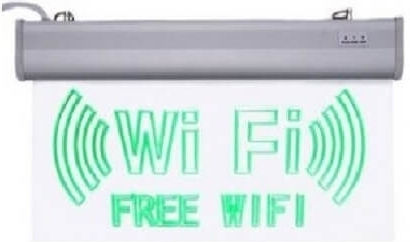 Rechargeable Double-Sided LED Marking Sign Wi-fi