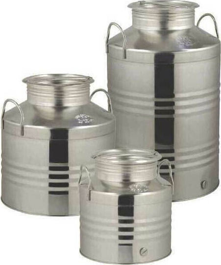 Quattro Effe Recipient Inox Cu Capac Cu Șurub 50L