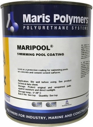 Maripool 5kg Vopsea Albă Pentru Piscină Monocomponentă Maris Polymers