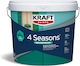Kraft 4 Seasons Watreproof Ακρυλικό Υψηλής Ποιότητας 9.70lt Βαση Ρ