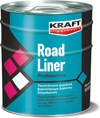 Kraft Road Liner Acrylic Marking 1.0lt White