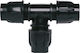Agrodrip Lock T Shaped Connector Pipe Fitting Ø25 X 20 X 25 11-1551-06