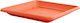 Square Pot Plate Miltoplast Geramica Dilos No 98 46 × 46 cm Terracotta