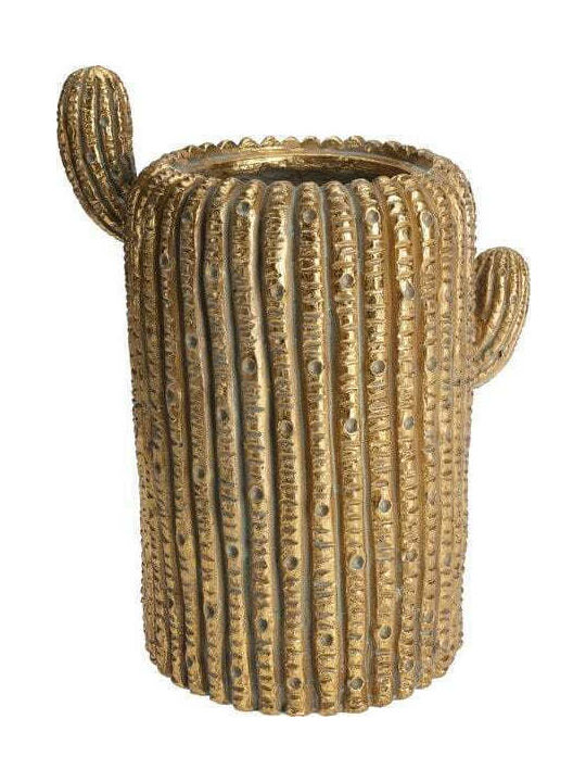 Kασπω Κεραμικο Κακτος 34cm Χρυσο