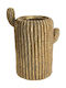 Ceramic Plant Pot Cactus 34cm Gold