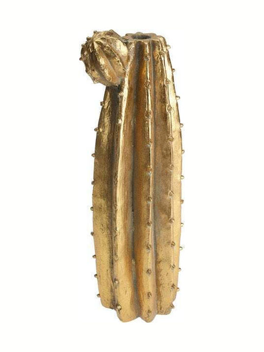 Kασπω Κεραμικο Κακτος 47cm Χρυσο