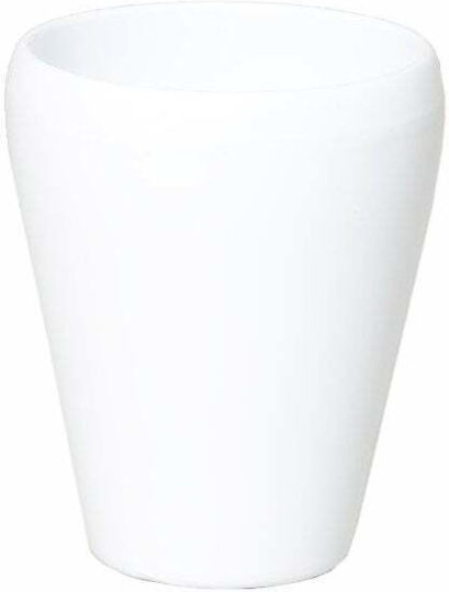 Plant Pot Ceramic Orchid 14x17cm White