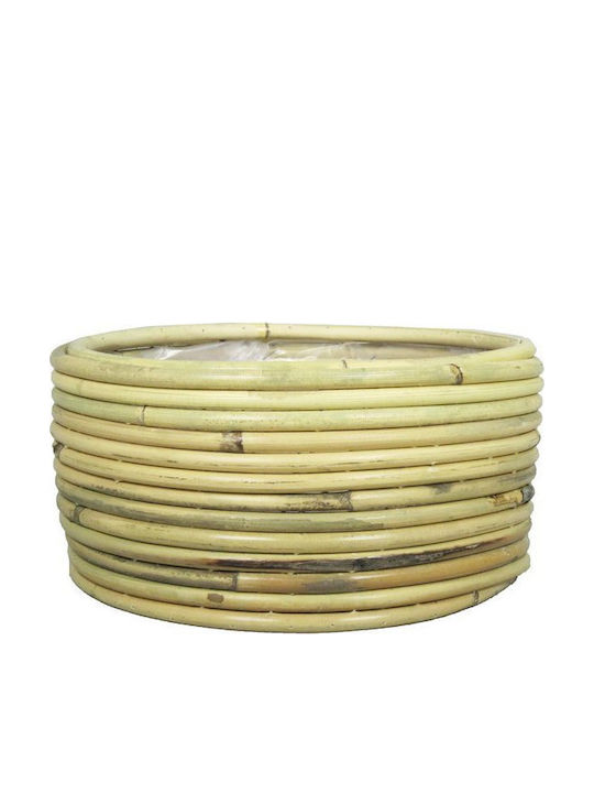 Кошница Willow Дървена D27 H14см Обшивка 3отв/12