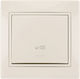Lezard Push Button Key Symbol Cream Mira Complete 701.0303104