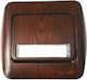 Push Button Walnut Sign Elbi Zirve