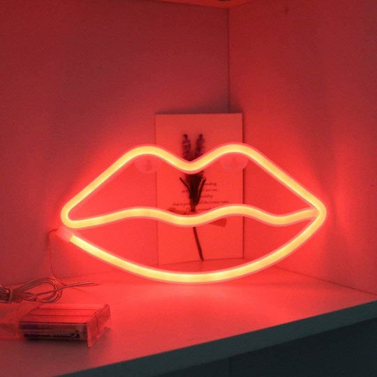 Διακοσμητικό Φωτιστικό Smile 27,5cmx14,5cmx2cm Light Neon Πολύχρωμο