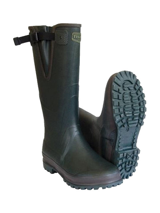 Tigar 93019 Sicherheitsgummistiefel Knie Neopren 4mm Handgefertigt Natürliches Kautschuk