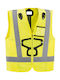 Petzl Hi-viz Vest Newton Harnesses Yellow