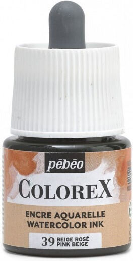 Watercolour Ink Colorex Pink Beige